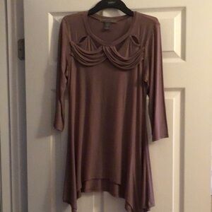 Elegant Brown Tunic Top